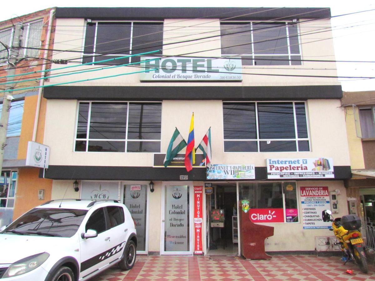 Hotel Colonial El Bosque Dorado Tunja Exterior photo